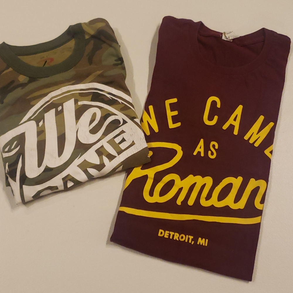We Came As Roman's 2 pack shirts